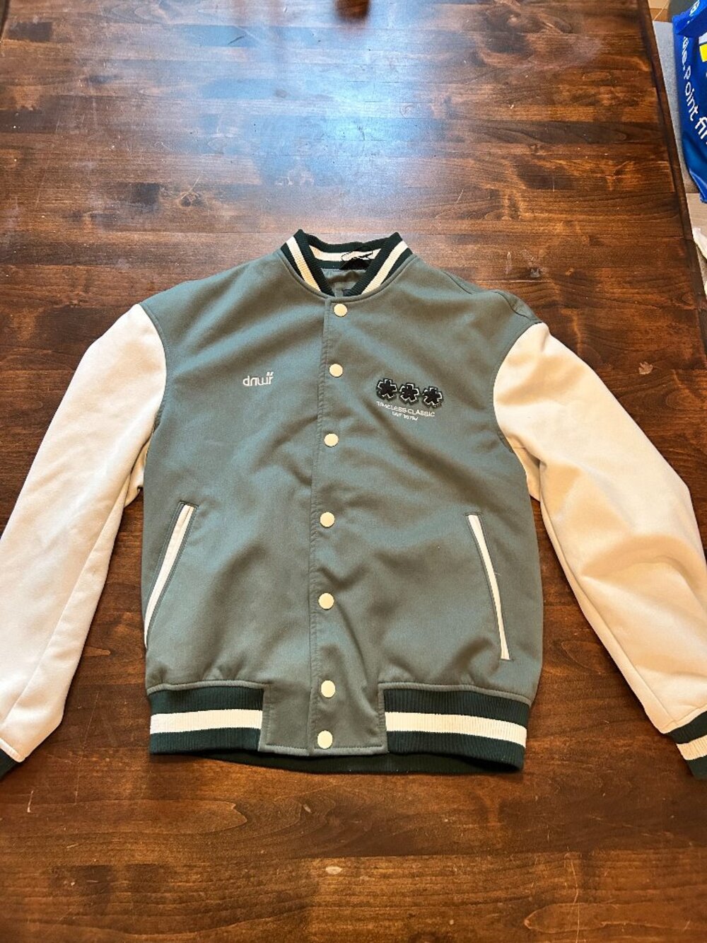 Zara Varsity Jacket "Unmarked Limit Since 1975"